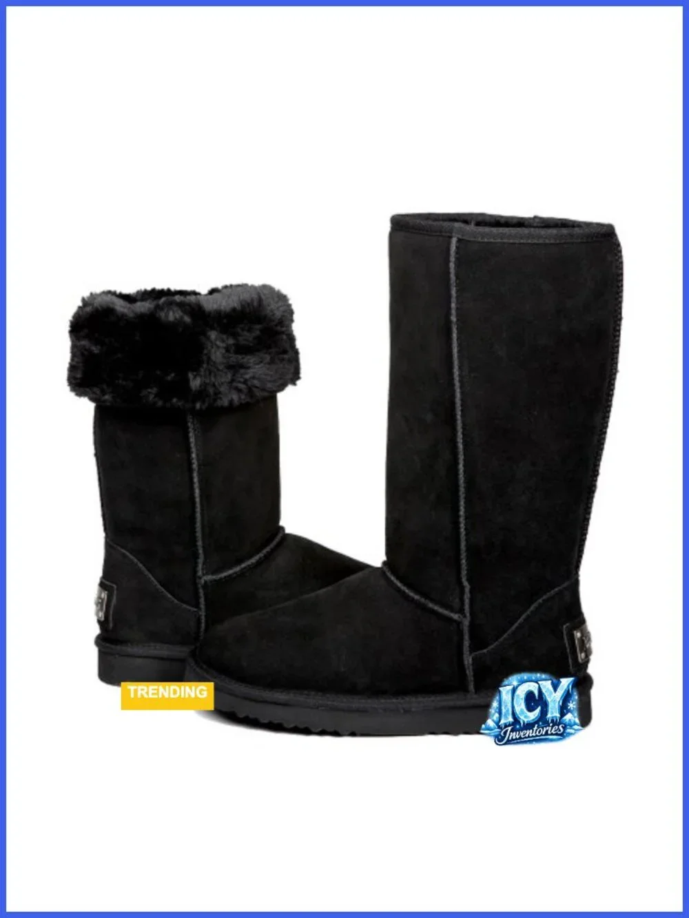 Classic Winter Snow Boots with Faux Fur Lining